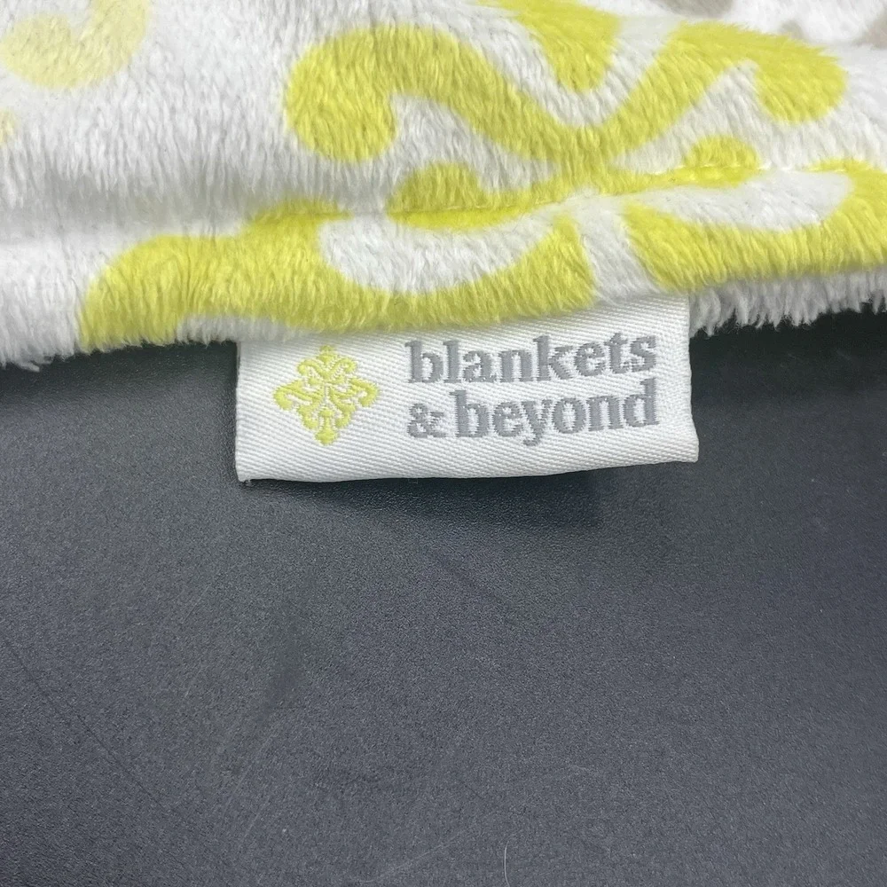 Blankets & Beyond‎ Gray Bear Yellow Teal Security Blanket Lovey Baby Replacement